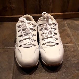 Lugz shoes changeover li white with brown sole (not common with rare brown sole)